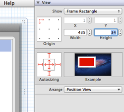 Xcode change table cell view height thumb